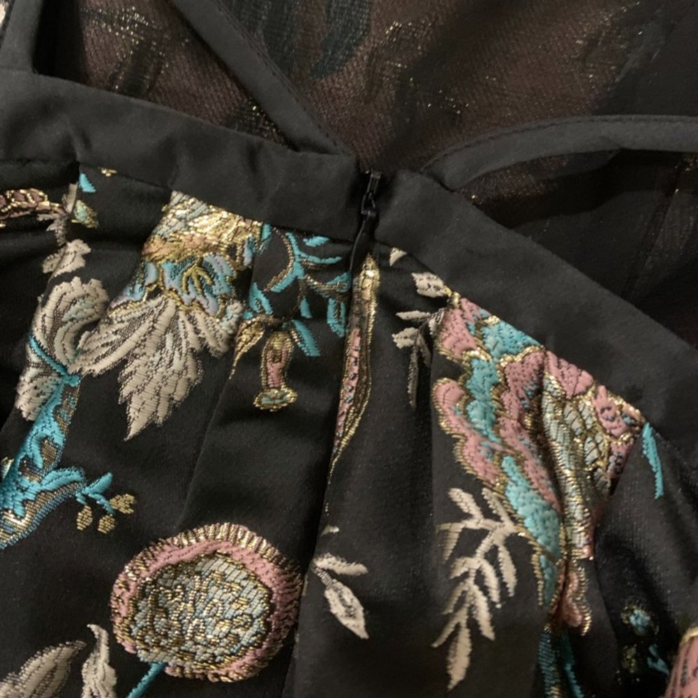 Kimchi Blue Hidden Dragon Jacquard Mini Dress - Picture 6 of 7